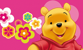 Ковер на резиновой основе детский Disney Winnie Pooh 15201