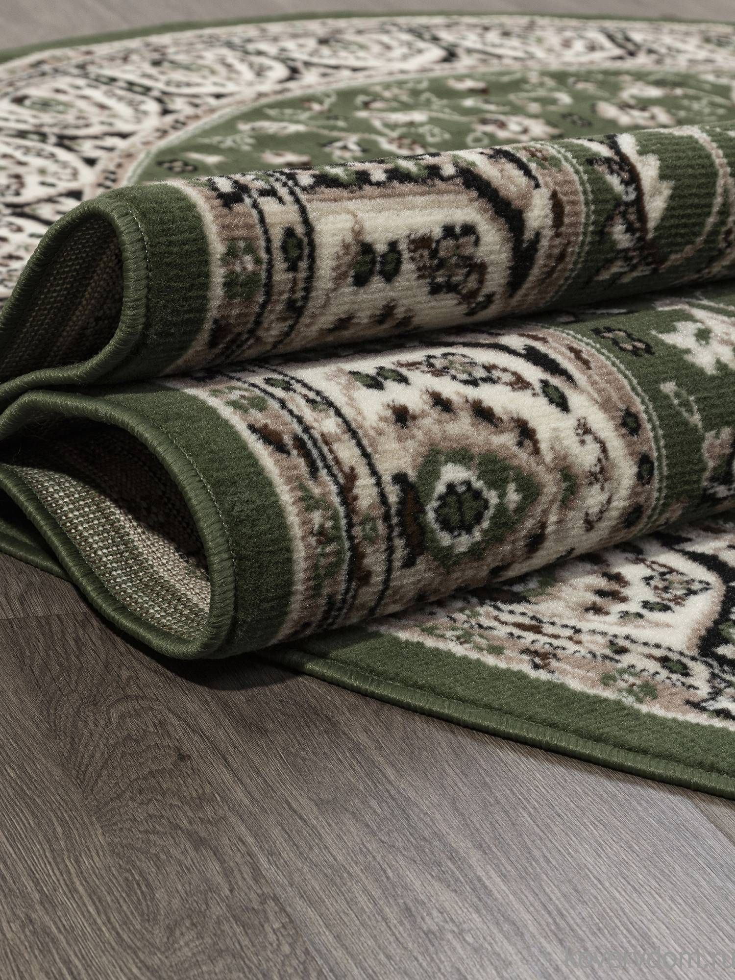 Ковер GAVANA D409 GREEN Овал