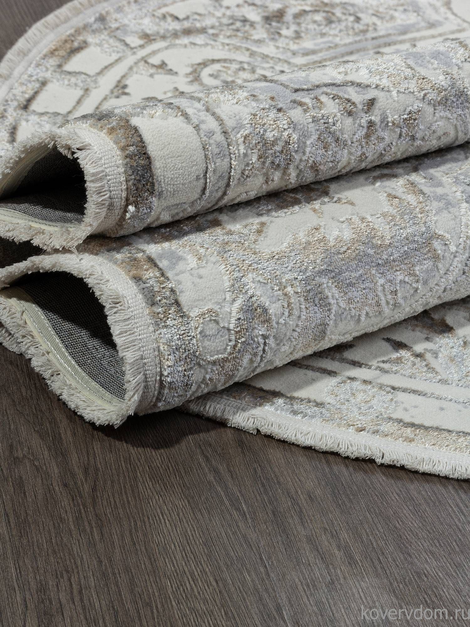 Ковер SAHARA 00765A GREY FDY / CREAM HB Овал