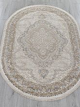 Ковер из Турции MOSSO 27226A BEIGE / NAVY Овал