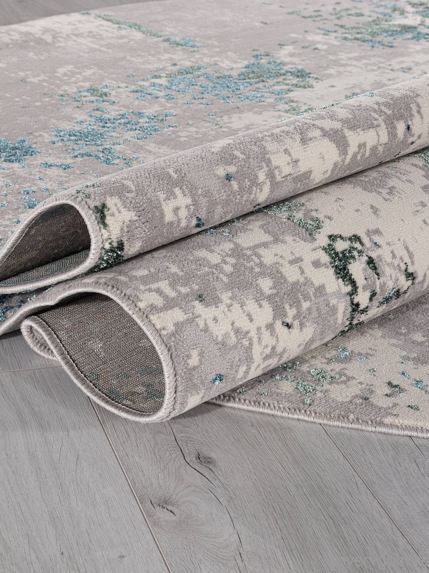 Ковер LIMAN F477 GRAY-BLUE Овал Ковер LIMAN F477 GRAY-BLUE Овал