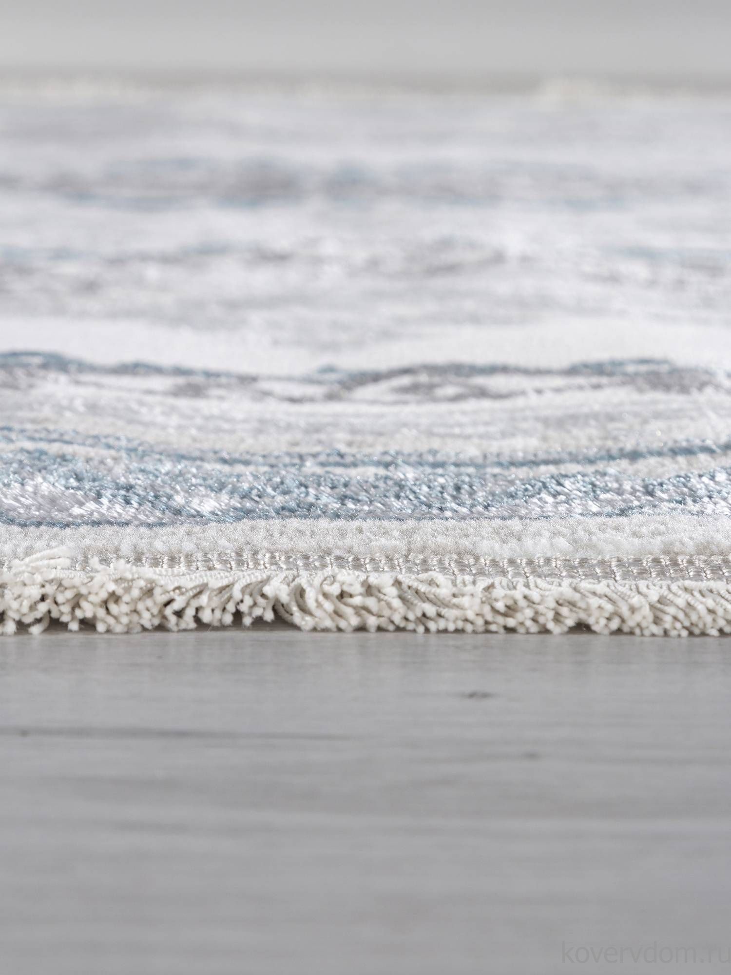 Ковер EFSAN L278A CREAM SHRINK / BLUE FDY Овал