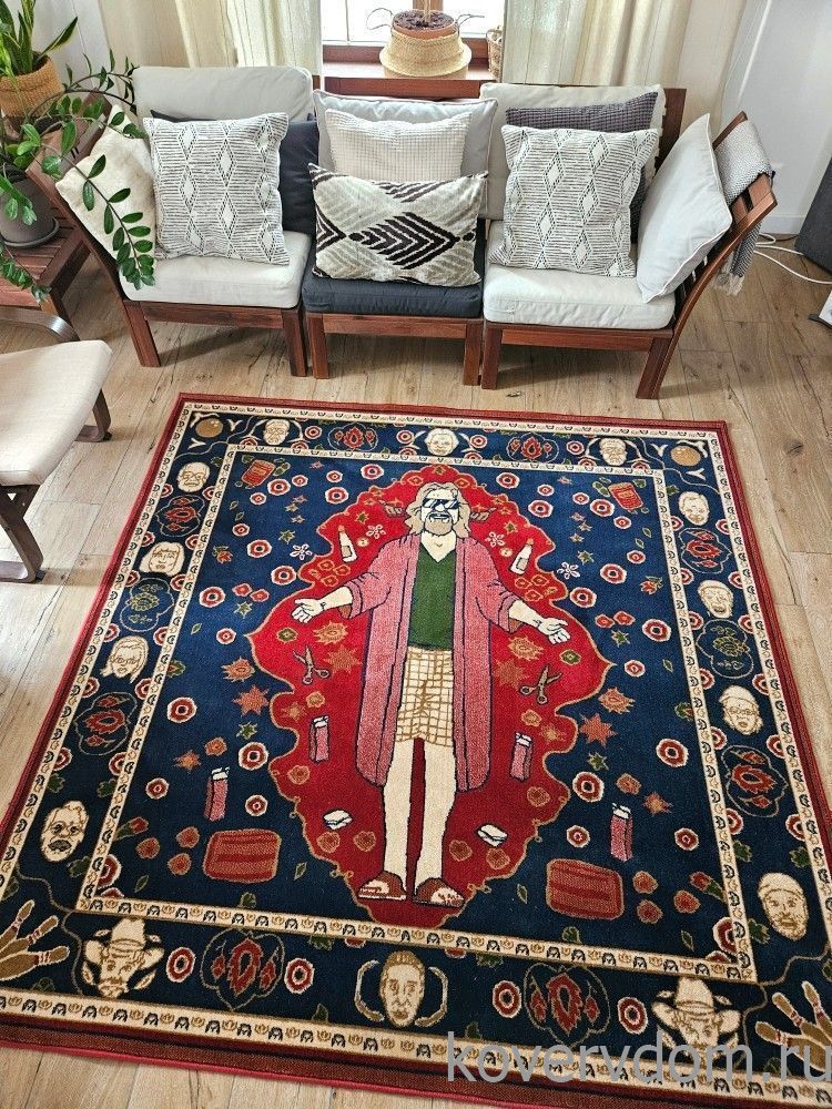 Ковер Большой Лебовски-2 квадрат Ковер Большой Лебовски-2 квадрат