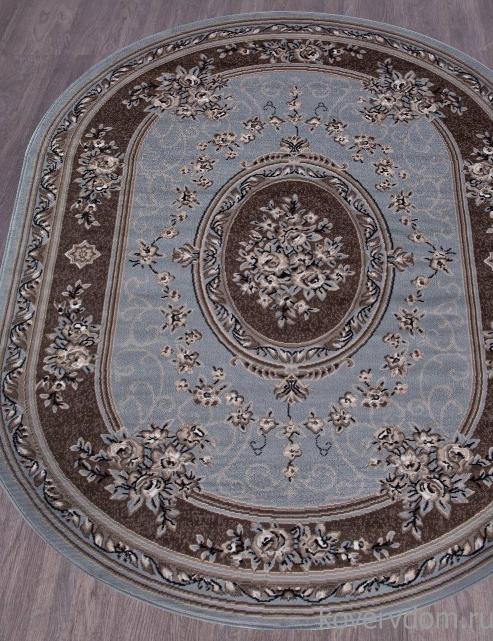 Ковер SIERRA 5444 BLUE-BROWN 2 Овал