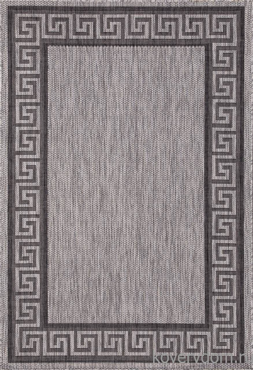 Ковер циновка VEGAS S002 GRAY-BLACK