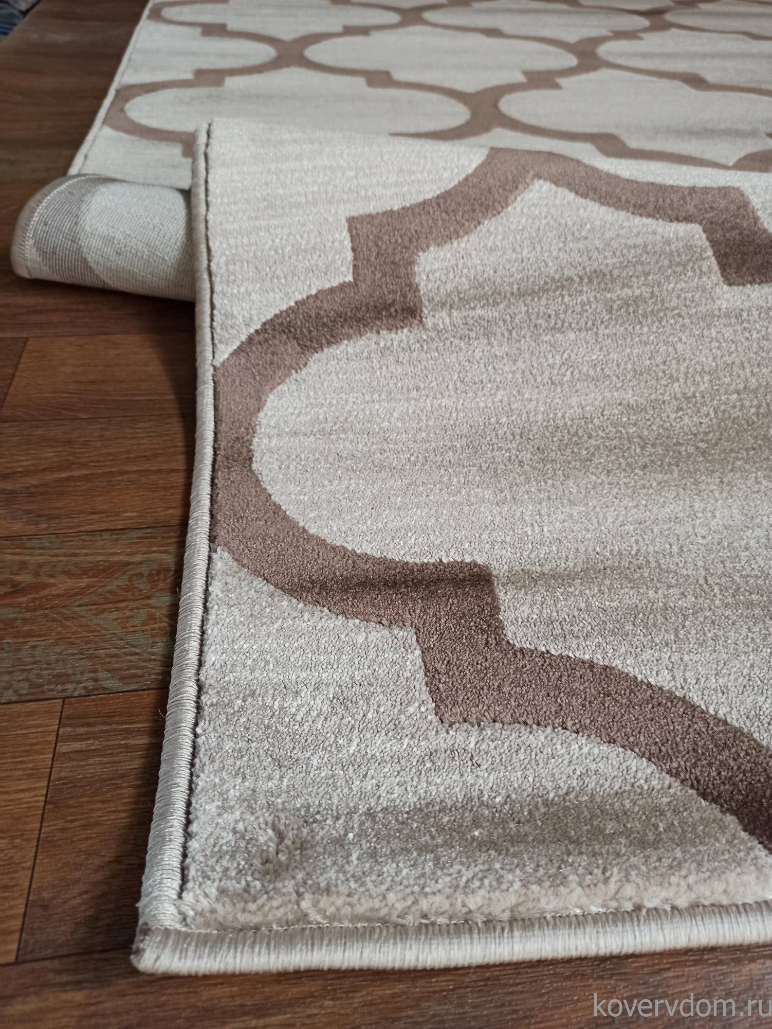 Ковер MEGA CARVING WK d422 DARK BEIGE Ковер MEGA CARVING WK d422 DARK BEIGE