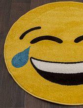 Ковер в детскую желтый CRYSTAL NC12 YELLOW Круг