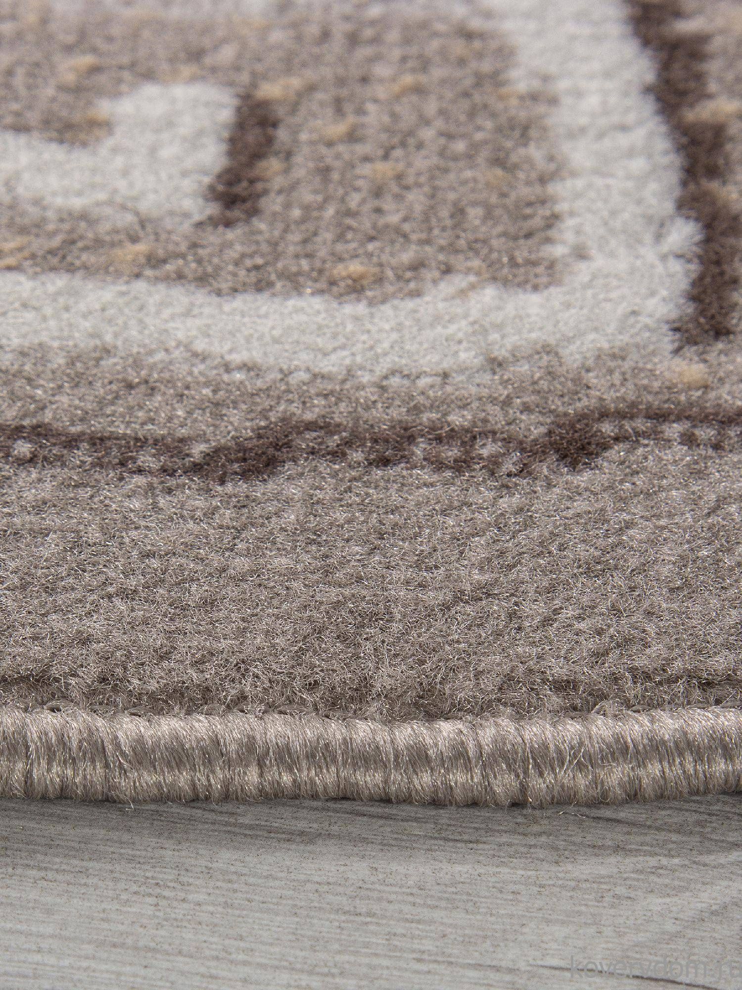 Ковер PRAGA 06027A BEIGE / DARK VIZON Овал