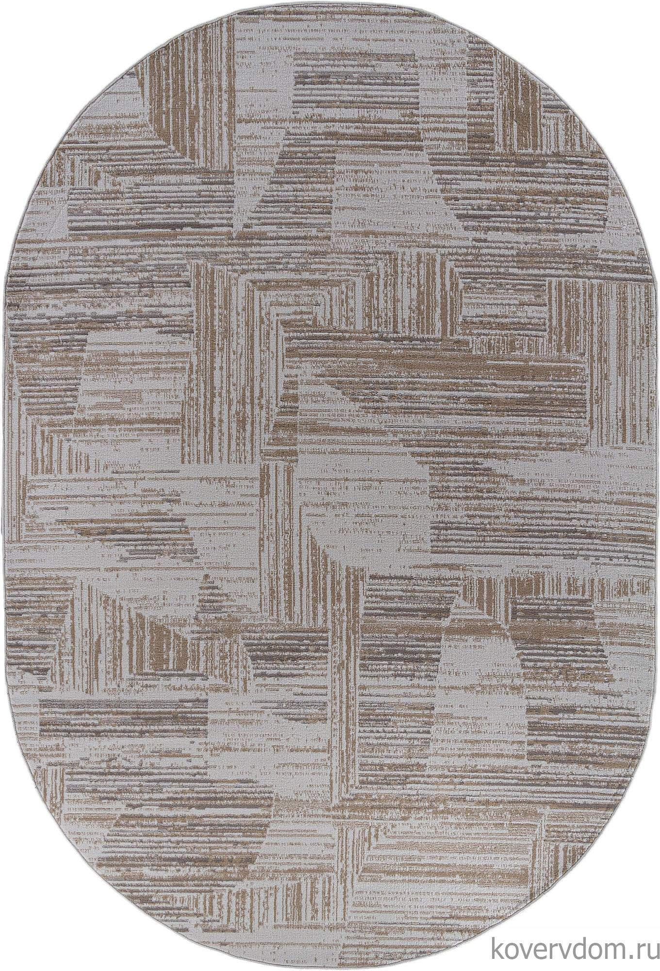 Ковер PRAGA 06029A TOZ GRI / BEIGE Овал