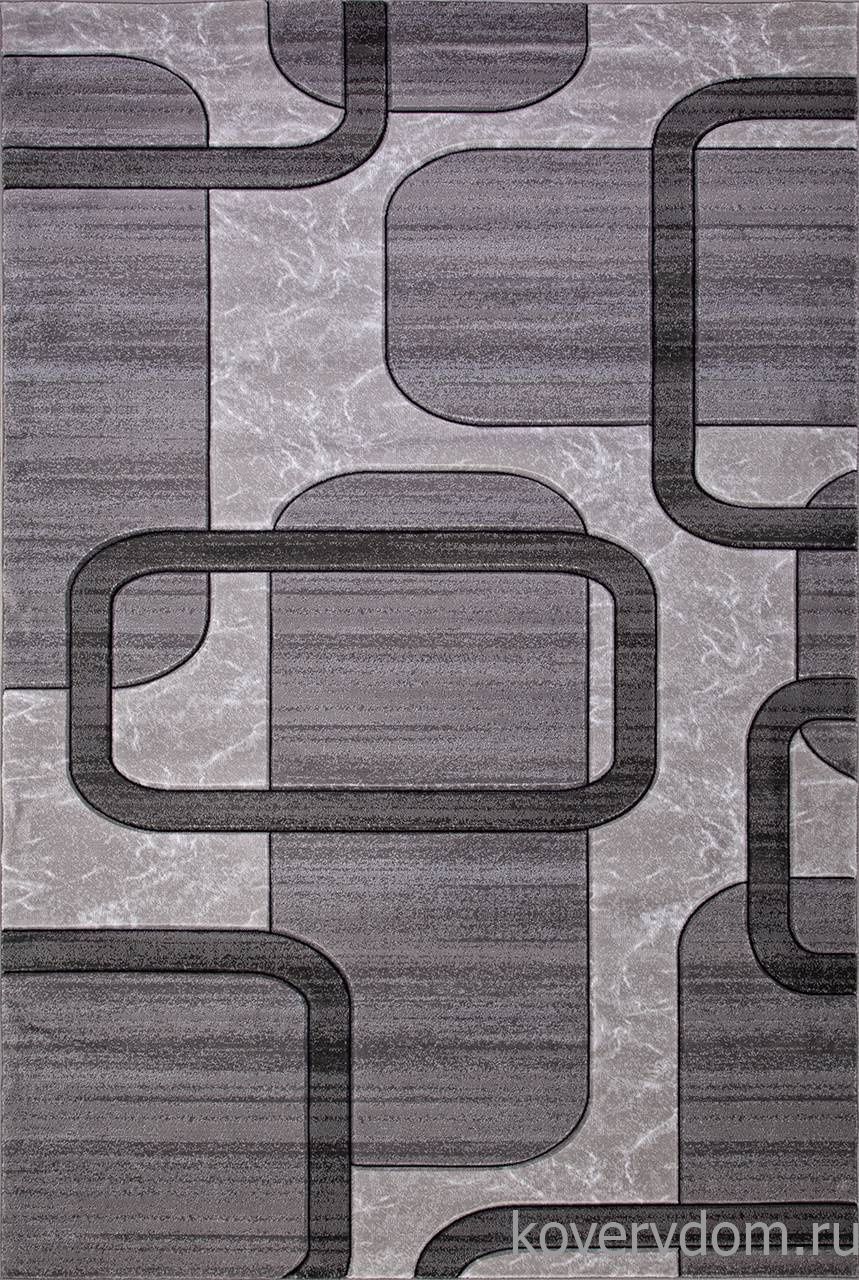 Ковер MEGA CARVING D465 LIGHT GRAY