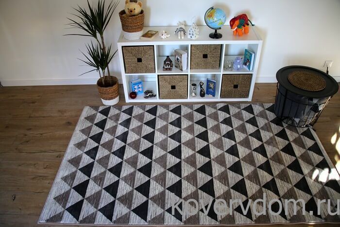 Высокоплотный ковер Скандинавия 52330-80