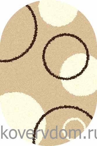 Ковер SHAGGY ULTRA s610 BEIGE Овал Ковер SHAGGY ULTRA s610 BEIGE Овал