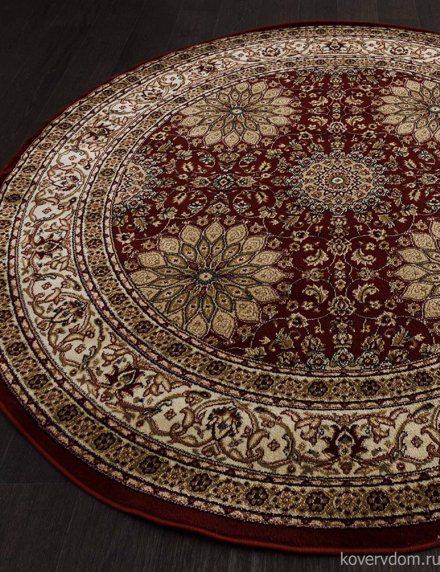 Ковер IZMIR d132 RED Круг