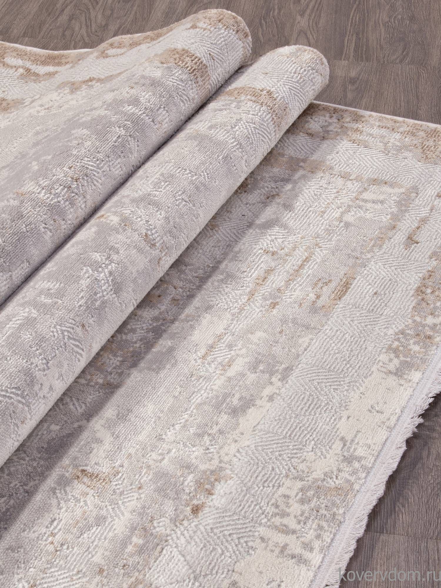 Ковер ALANYA 22464A WHITE / GREY SHR