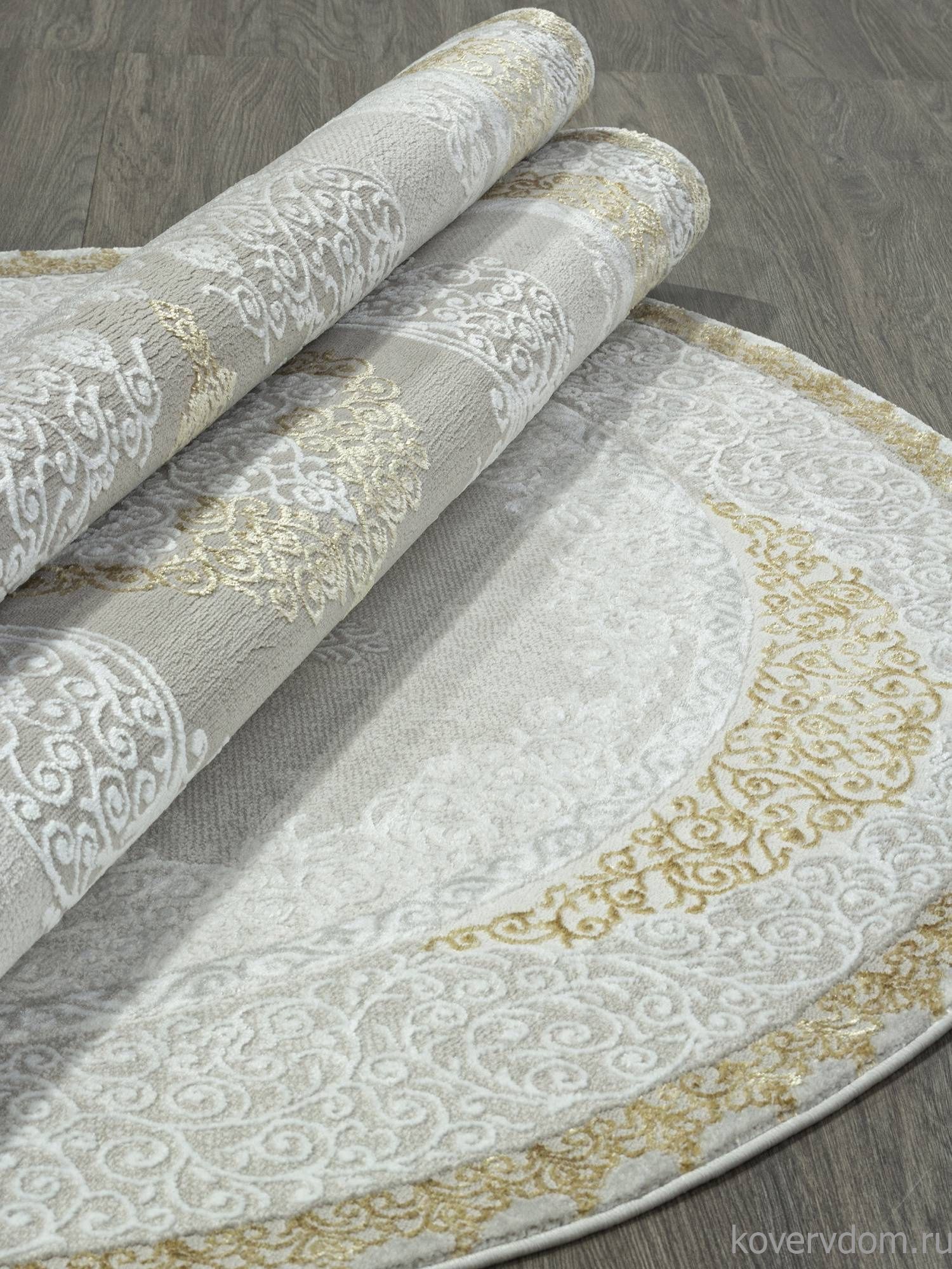 Ковер NENSI GL074E BROWN / BROWN Овал Ковер NENSI GL074E BROWN / BROWN Овал