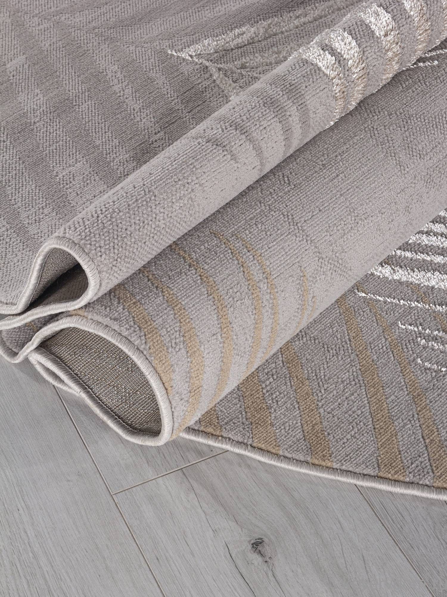 Ковер LIMAN F167 GRAY Овал