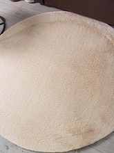 Ковер длинноворсовый RABBIT LUXE PX2001 L.BEIGE Круг