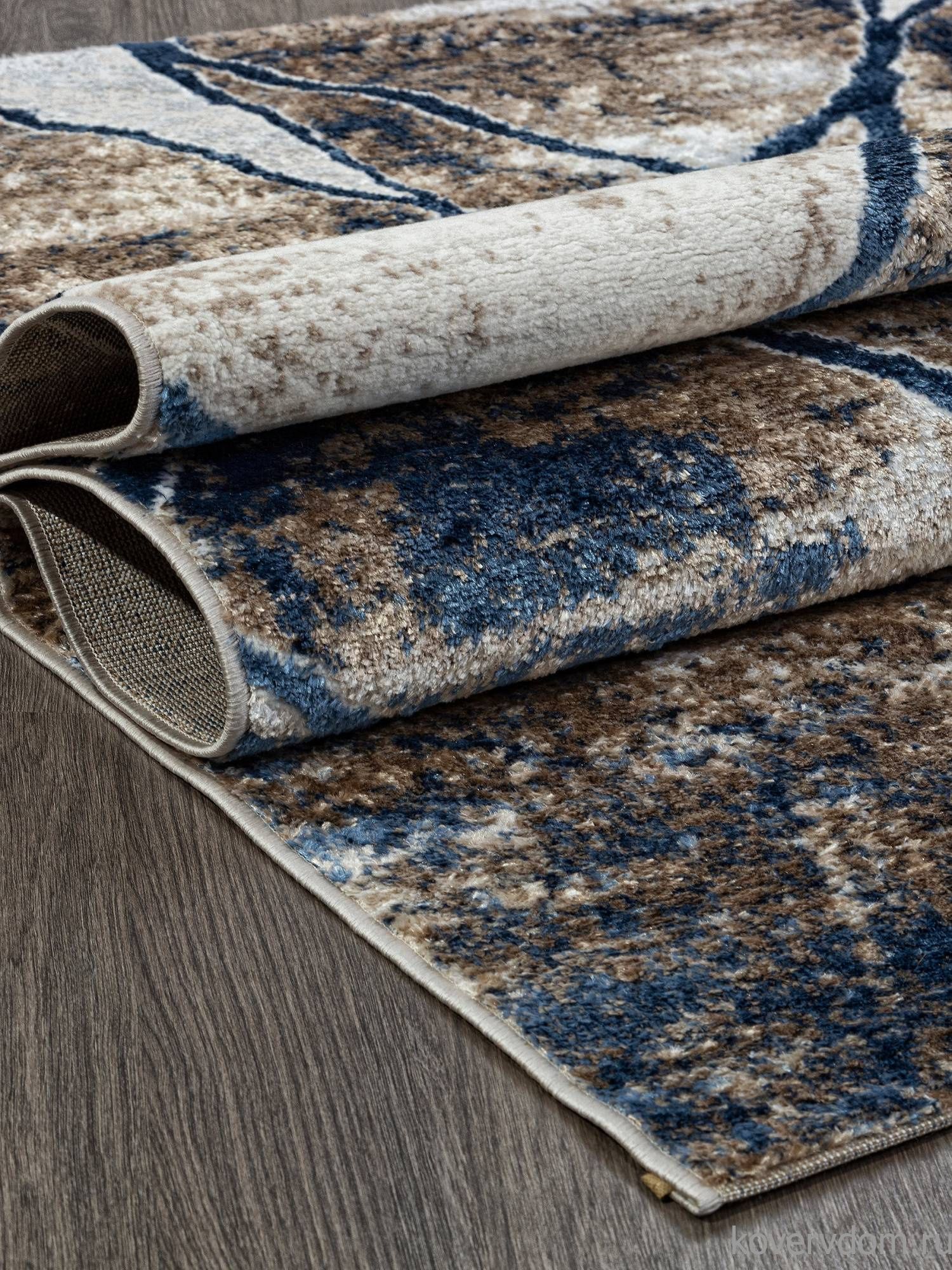 Ковер ANTEP O1702 630 CREAM / BLUE Ковер ANTEP O1702 630 CREAM / BLUE