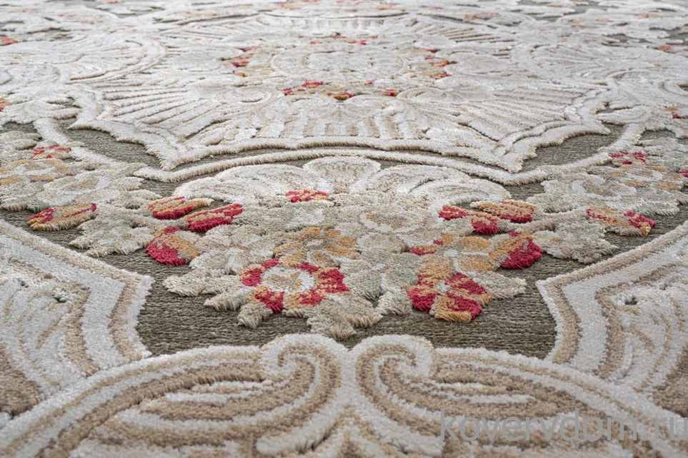 Рельефный ковер из вискозы GENOVA 38388 7292 71 ОВАЛ