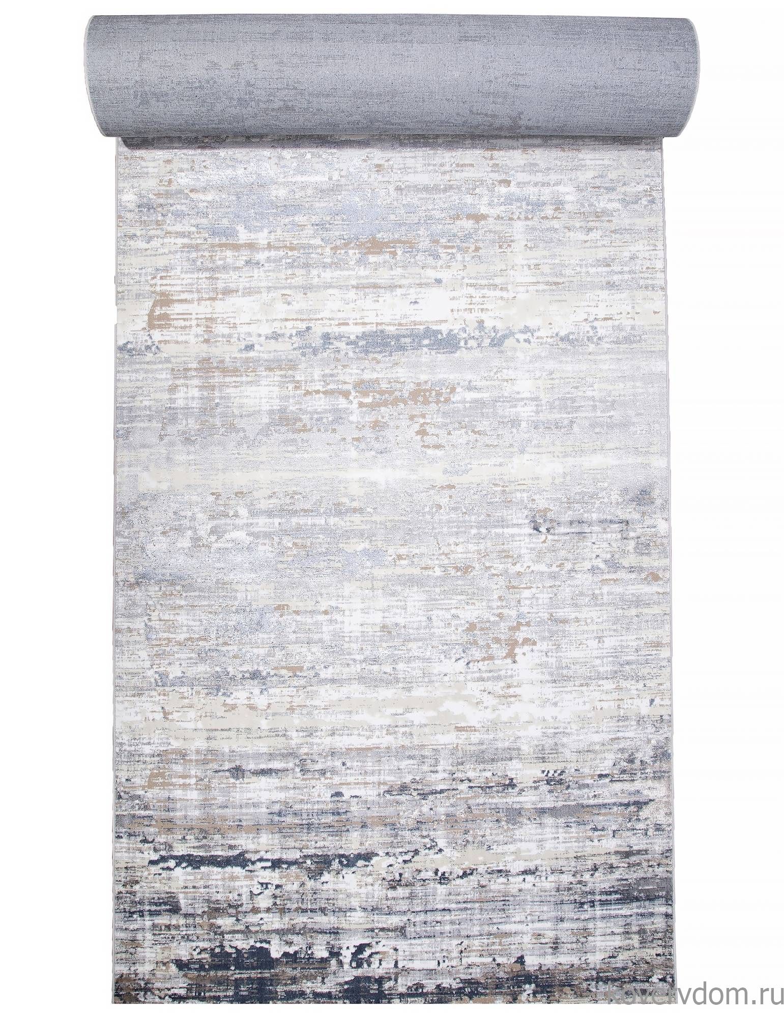 Ковровая Дорожка PERU D060A CREAM SHIRINK / BLUE FDY